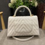 シャネル/CHANEL Cowhide handbag Large 92991