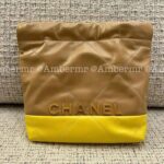 24SS CHANEL シャネル22 ミニハンドバッグ_CCマーク ベージュ