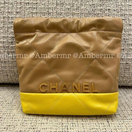 16071854969642589026181820_1 24SS CHANEL シャネル22 ミニハンドバッグ_CCマーク ベージュ - 画像 (1)