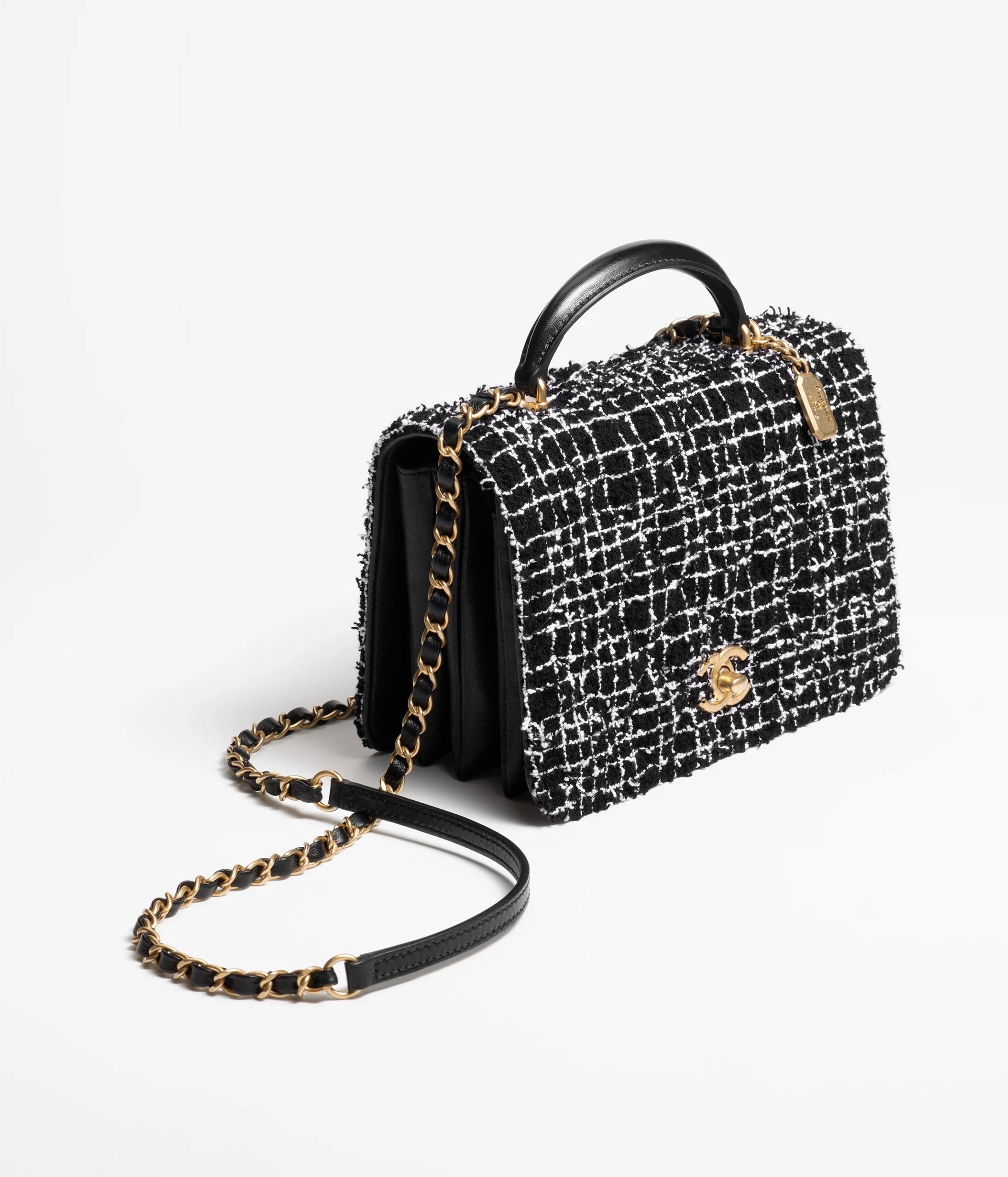 16071854972586822663201820_1 シャネル/CHANEL スモール トップハンドル フラップ バッグ 6 - 画像 (1)