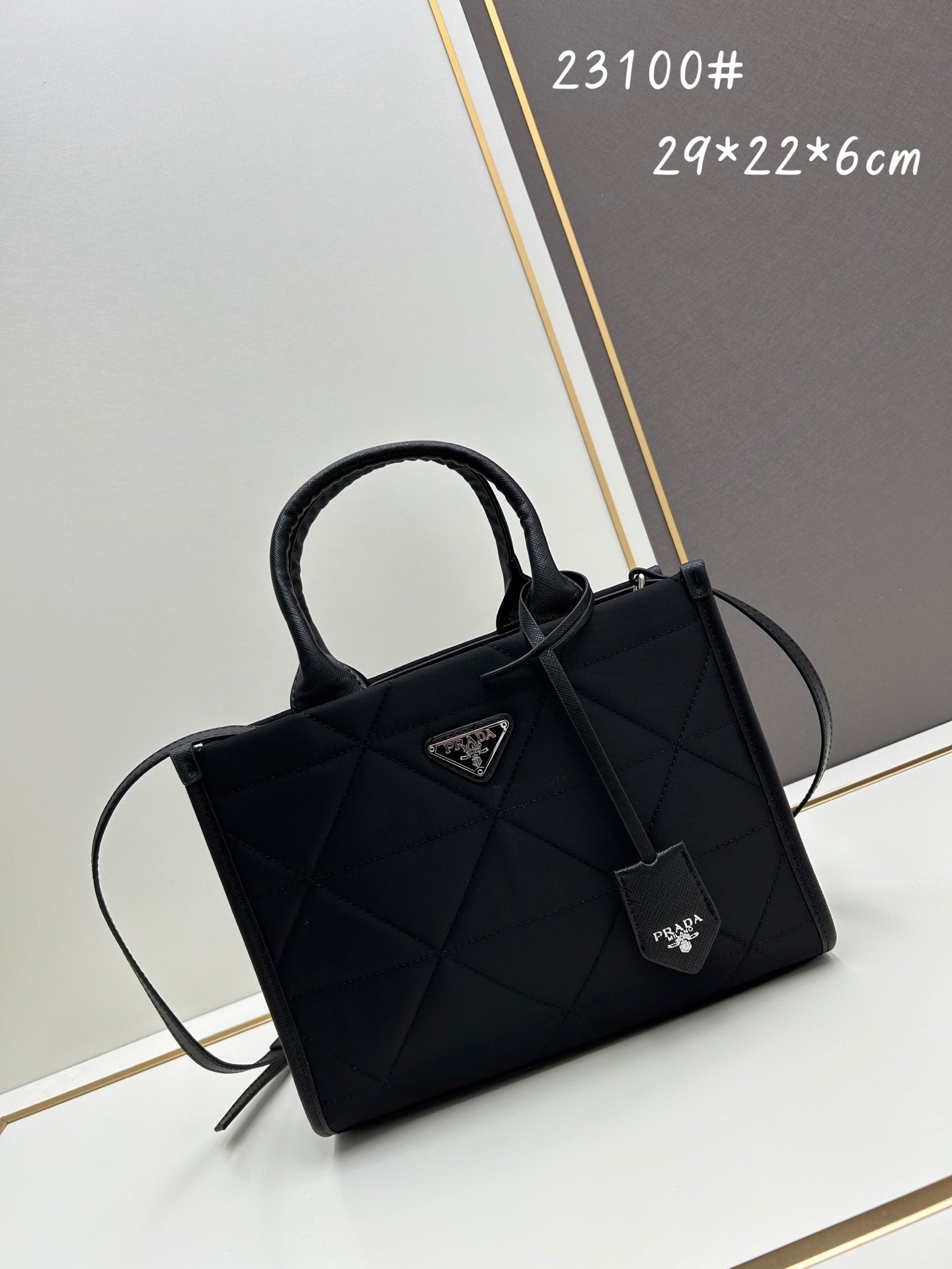 16071857032416395730601820_1 【PRADA旗艦店】(プラダ) Prada Tote ハンドバッグ 29*22*6CM - 画像 (1)