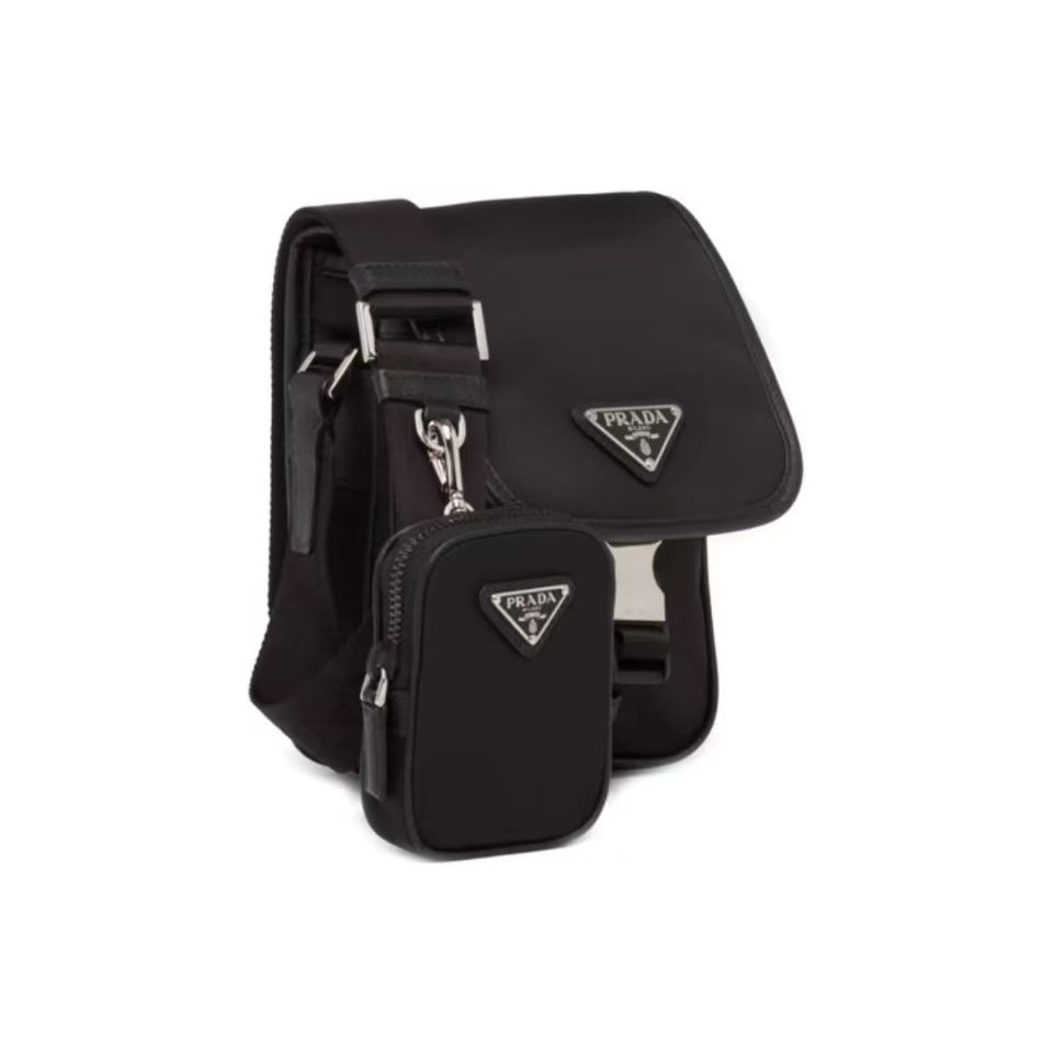 16071857032454983327621820_1 ★PRADA直営店★re-nylon携帯電話バッグ - 画像 (1)