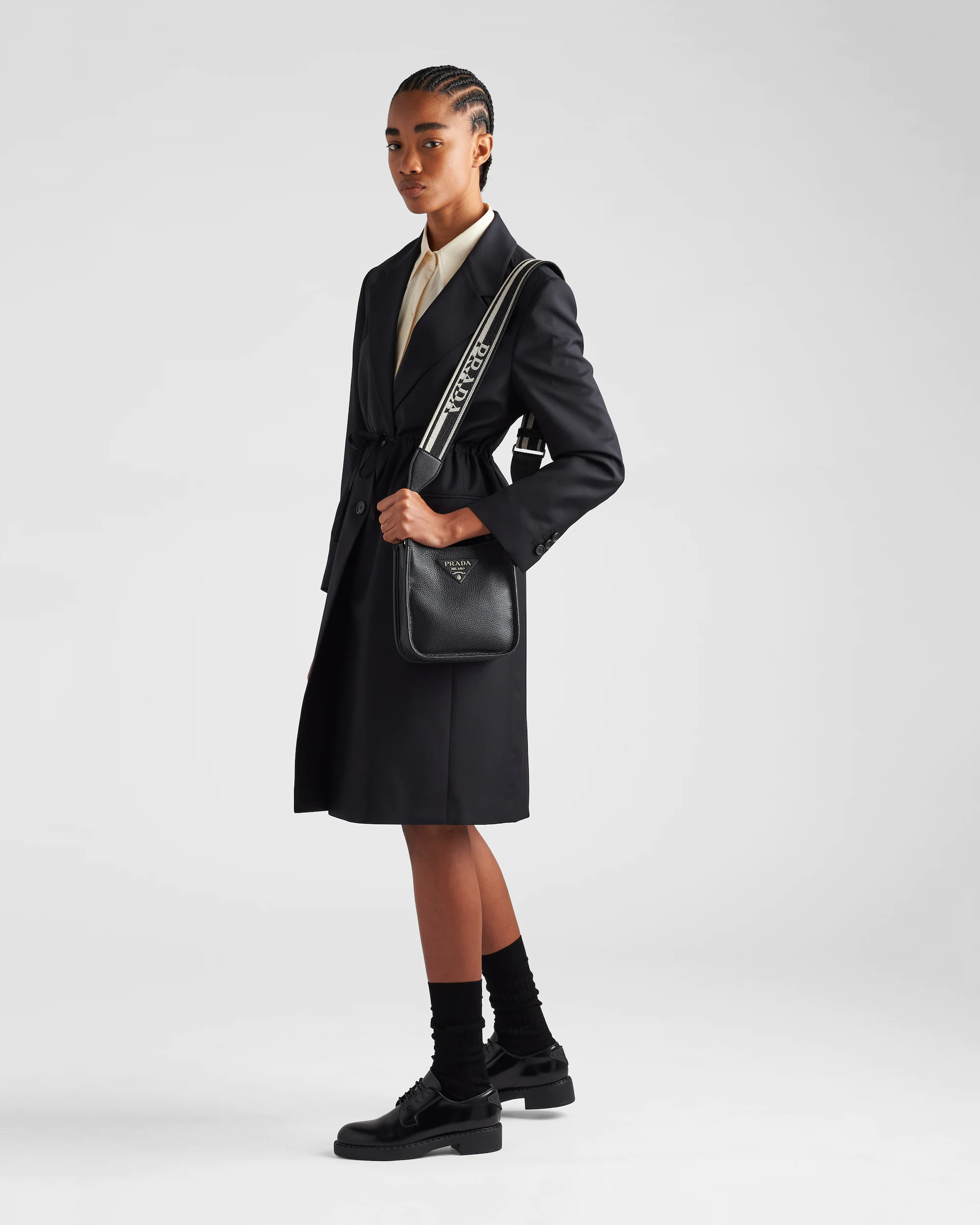 16071857034531834896551820_1 PRADA/プラダ レザー ミニ ショルダーバッグ - 画像 (1)