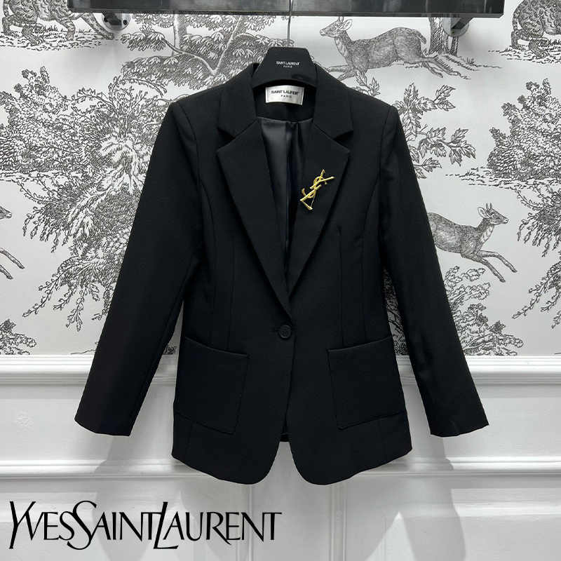 16071867762651470682891820_1 【サンローラン】YSL背広のコート SS96786 - 画像 (1)