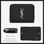 【入手困難】【サンローラン】 Saint Laurent★MATELASSE コンパクト ジップ ウォレット