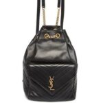 【サンローラン】Saint Laurent*高級感に溢れる存在感*レザーバックパック