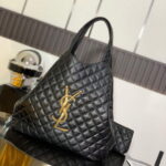 激安卸値で販売！【サンローラン】Saint Laurent icare maxiショッピングバッグ-ブラック