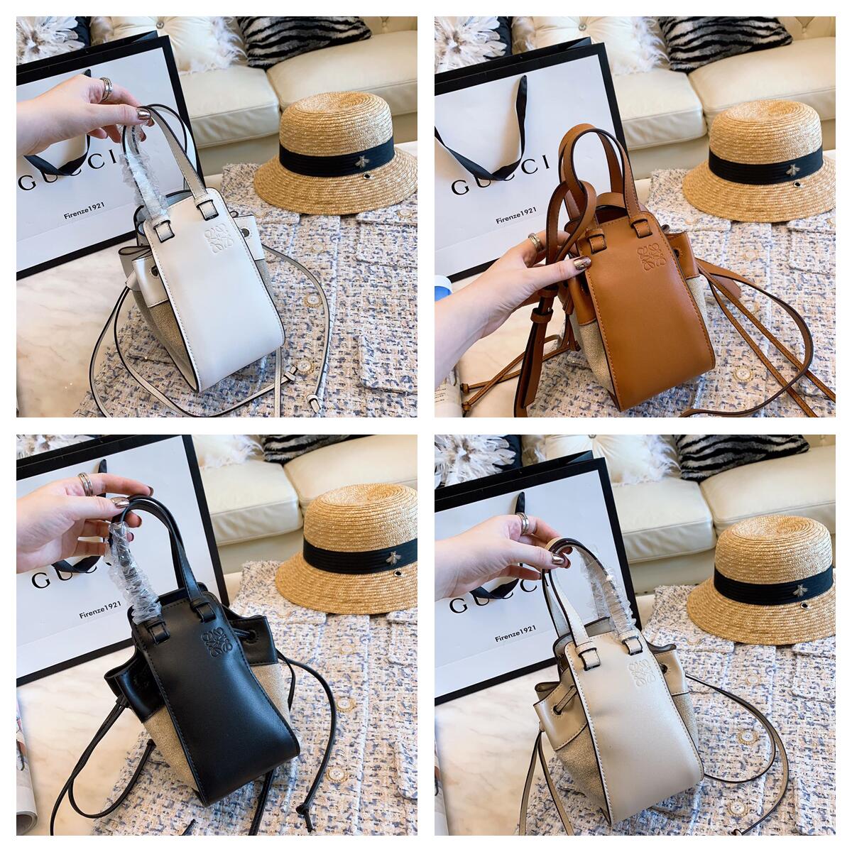 16071870299646373417101820_1 【LOEWE】ロエベ HAMMOCK ミニバケットバッグ - 画像 (1)