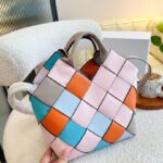 【LOEWE】ロエベ配色かごバッグレザーベジタブルバスケット