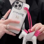 【HERMES】エルメス ホワイト 電話ケース zm