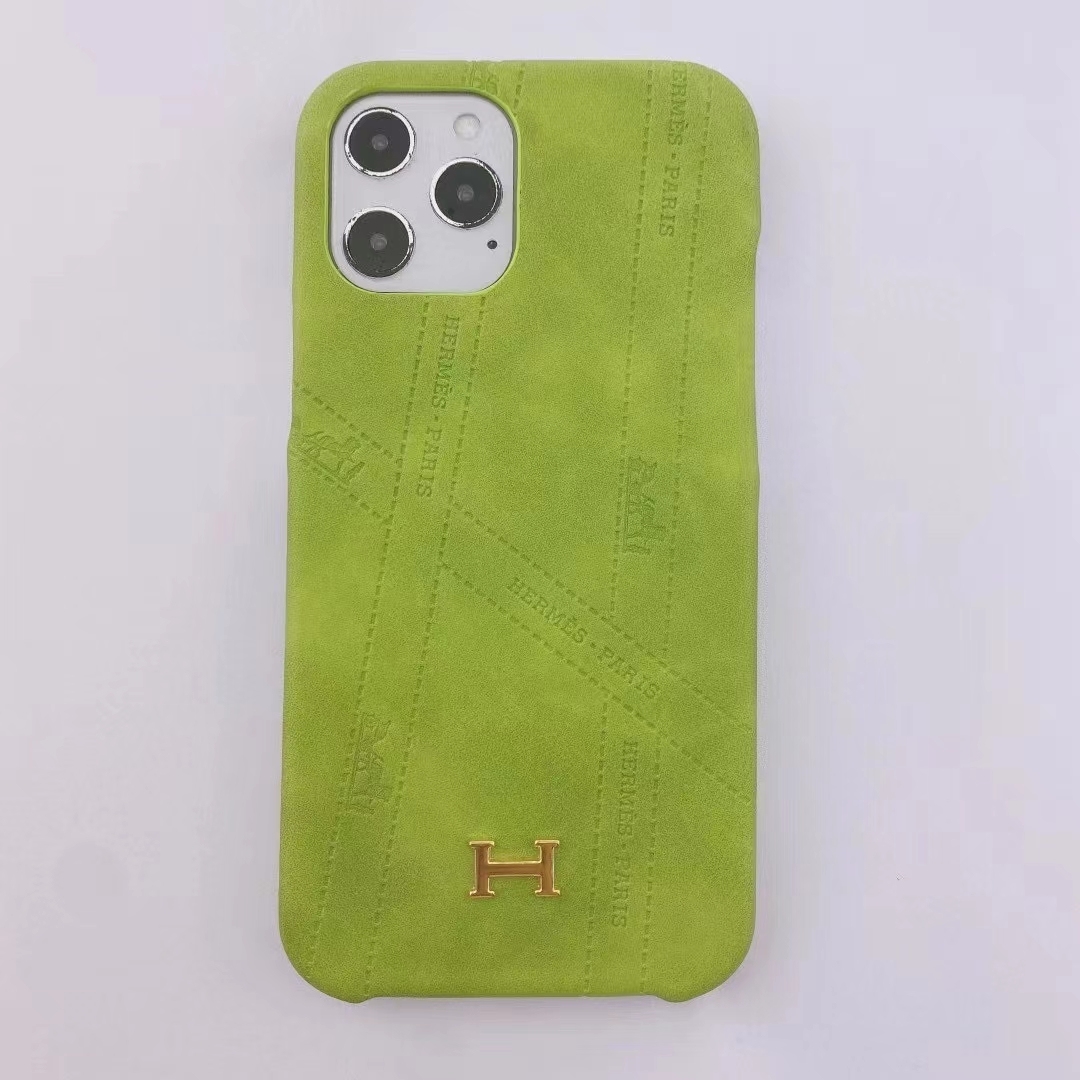 16071872467992489941801820_1 【HERMES】エルメス グリーン 電話ケース zm - 画像 (1)