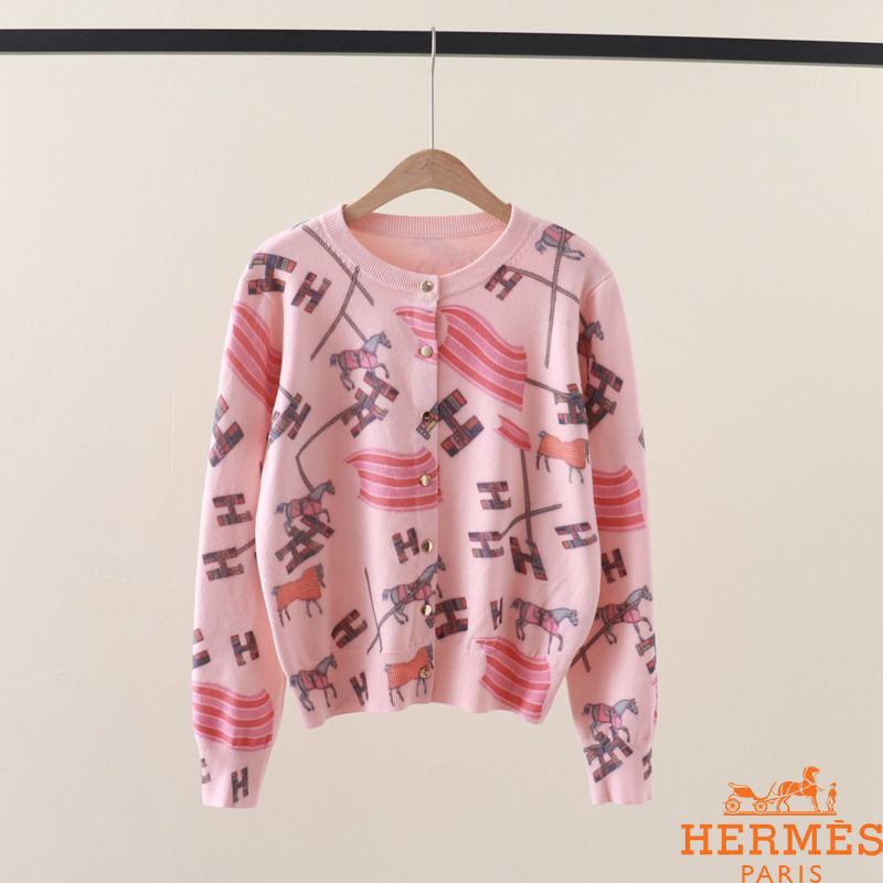 16071872470195506170011820_1 【HERMES】エルメス秋冬の新作Vネックカーディガン01 SS95652 - 画像 (1)