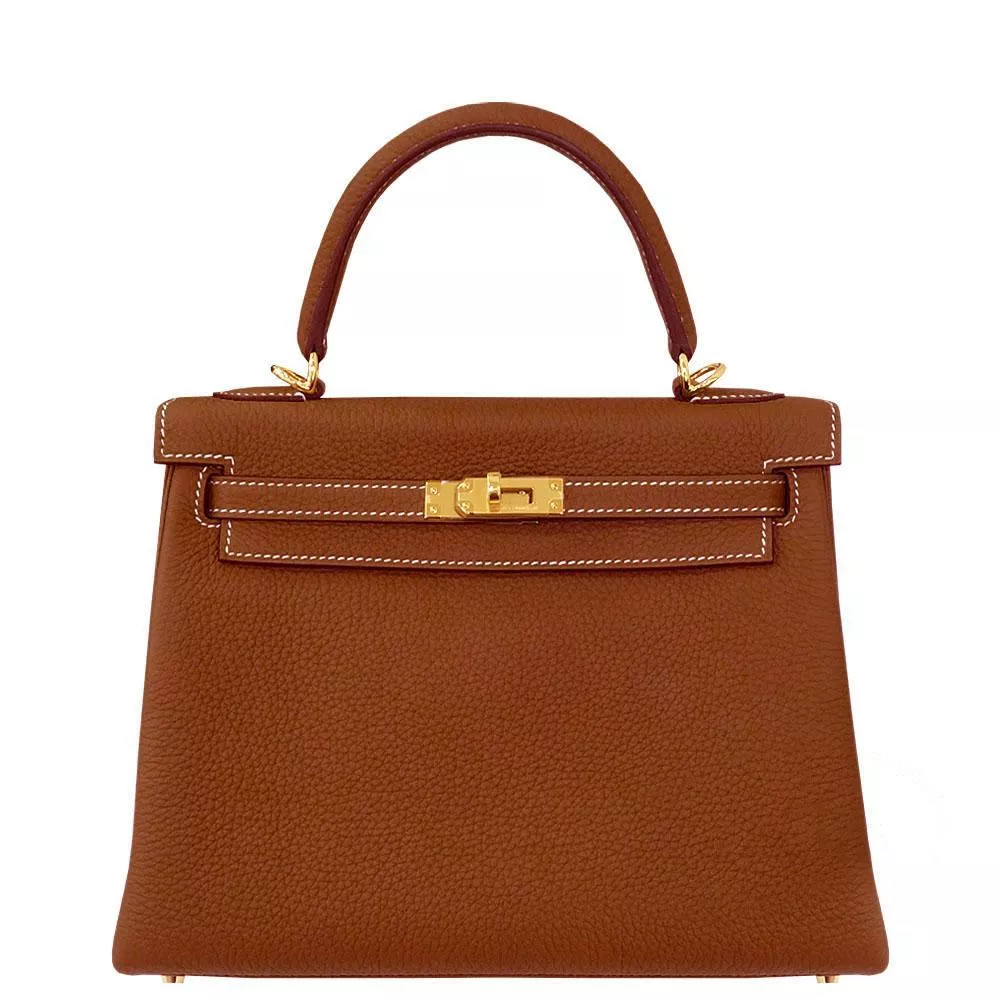 16071872477373134716681820_1 【HERMES】エルメス ケリー 25CM トゴ ゴールド金具【バッグ】 - 画像 (1)