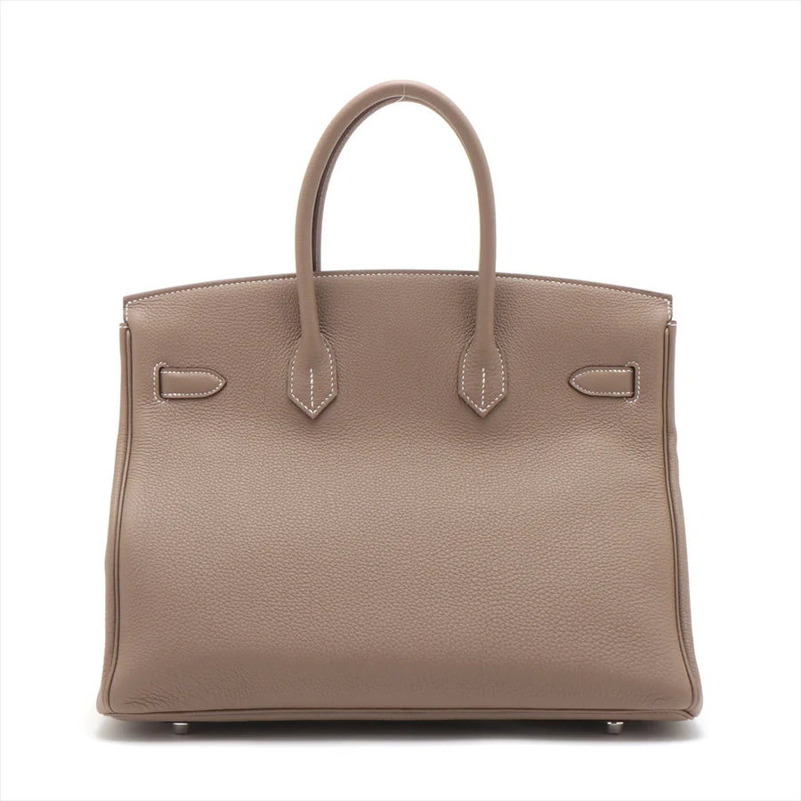 16071872479224332732581820_1 【HERMES】エルメス バーキン35 トゴ エトゥープ シルバー金具 - 画像 (1)