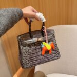 【HERMES】エルメス バーキン 30cm クロコダイル ゴールド金具