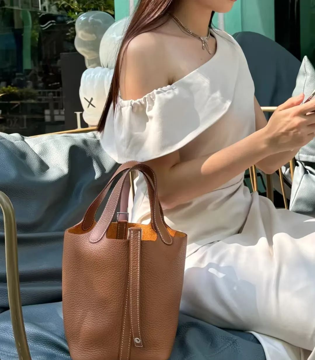 16071872481828827747961820_1 【HERMES】エルメス ピコタン PM ブラック トリヨン - 画像 (1)