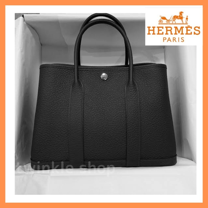 16071872482199604214351820_1 【シンプル】【HERMES】エルメス ハンドバッグ ガーデン・パーティ32*21 - 画像 (1)