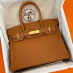 【HERMES】エルメス　Birkin 25 30 35 トーゴ・ゴールド