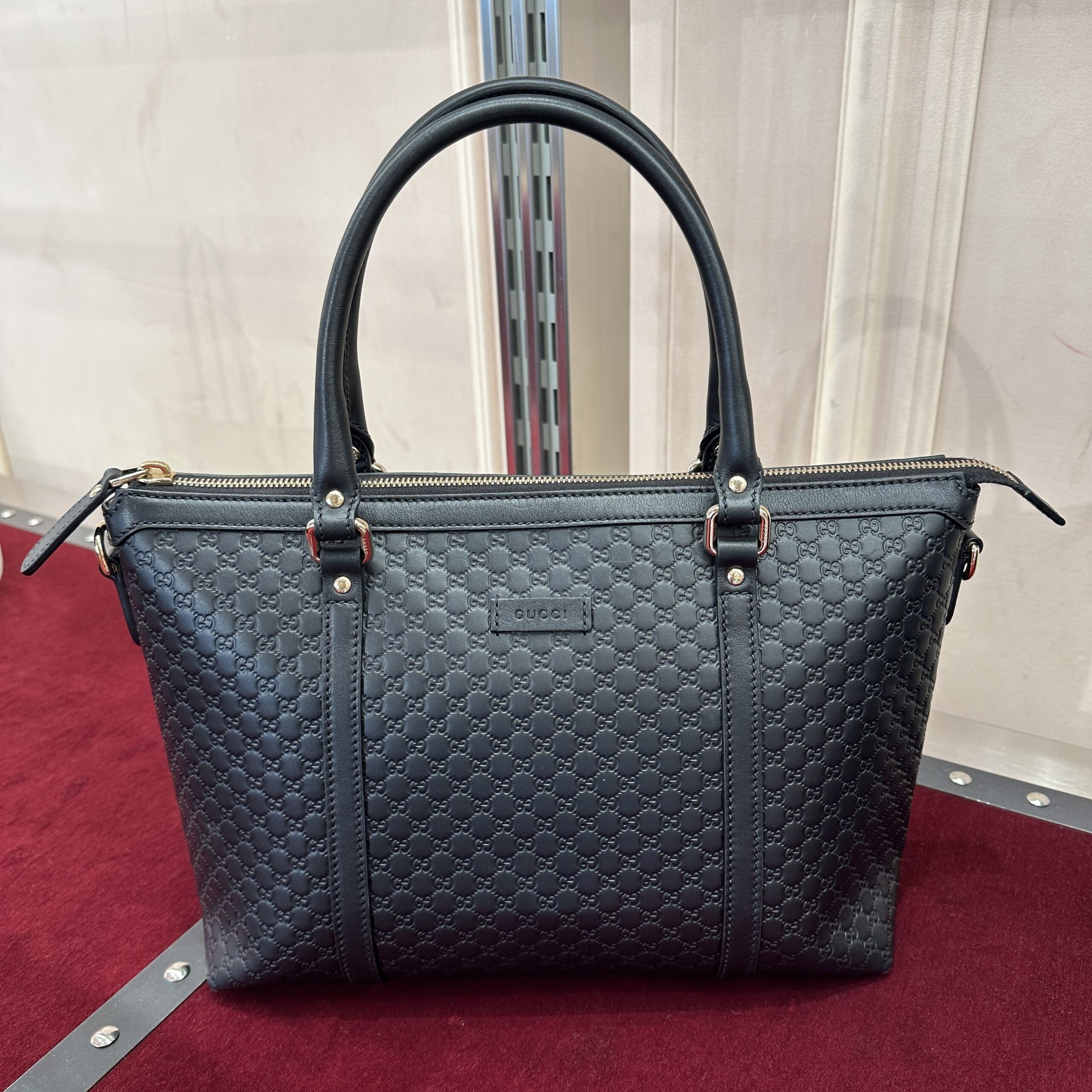 16071873500111550567641820_1 【VIPセール】GUCCI(グッチ) マイクログッチシマ 2WAYバッグ 449656 - 画像 (1)