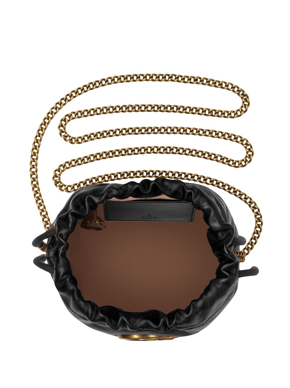 16071873500789685645141820_1 【Gucci】グッチ GGマーモント バケットバッグ ミニ - 画像 (1)