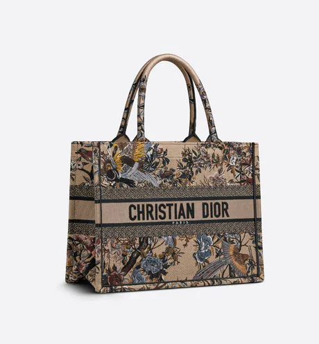 16071887216267617030221820_1 DIOR BOOK TOTE ミディアムバッグ Dior Jardin d'Hiver エンブロイダリー - 画像 (1)