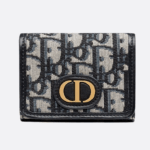 【DIOR】ディオール オブリーク 30 MONTAIGNE コンパクト財布