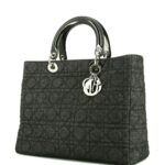 【DIOR】 プレオウンド カナージュ レディ ディオール ハンドバッグ L