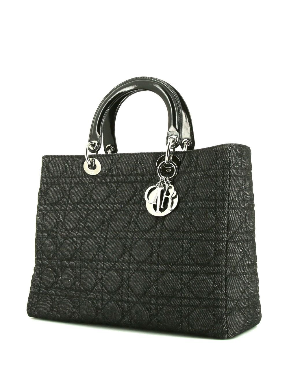 16071887220622982297731820_1 【DIOR】 プレオウンド カナージュ レディ ディオール ハンドバッグ L - 画像 (1)