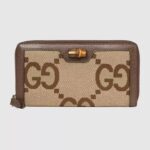 22新作 GUCCI グッチ 〔ダイアナ〕ジャンボGGキャンバス 長財布