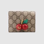 GUCCI グッチ 【人気商品】【GG】チェリー付きGGスプリーム ミニ財布-BUYMA