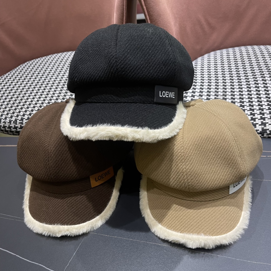 16071870298523977672971820_1 【LOEWE】ロエベ ベレー帽 レディース 2024年秋冬新作 小顔 - 画像 (1)