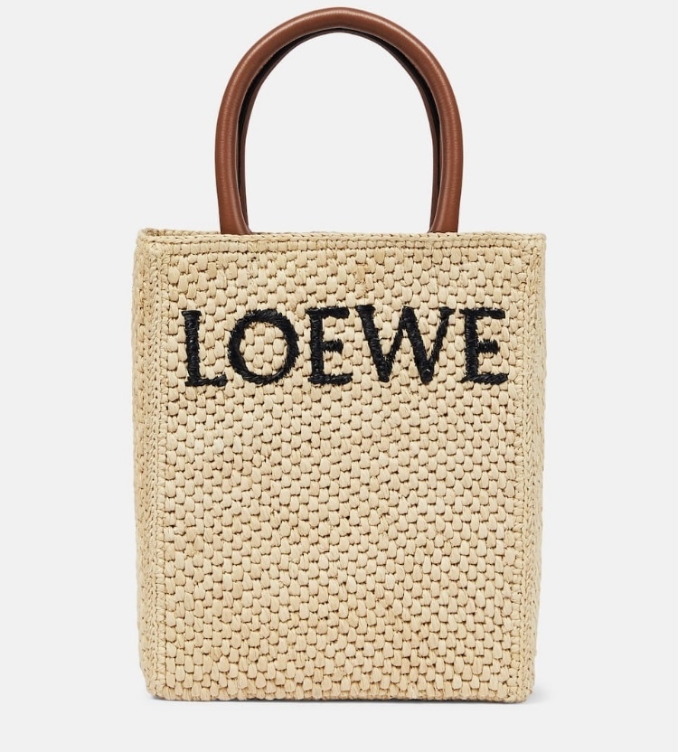 16071870298667758417191820_1 【LOEWE】ロエベ Standard A5 raffia バッグ☆ - 画像 (1)