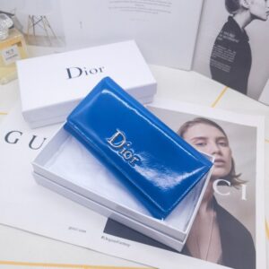 【AT10159】ディオール クラシックブルーラディアントチャームウォレット | Dior Paris