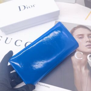 【AT10159】ディオール クラシックブルーラディアントチャームウォレット | Dior Paris
