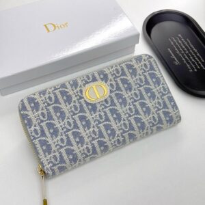 【AT10173】ディオールクラシックOblique刺繍ウォレット - フレンチエレガンスと都市の雰囲気 | Dior