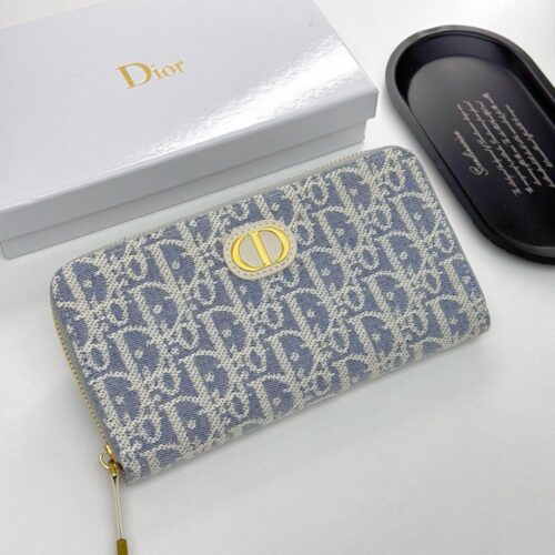 【AT10173】ディオールクラシックOblique刺繍ウォレット - フレンチエレガンスと都市の雰囲気 | Dior