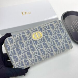 【AT10173】ディオールクラシックOblique刺繍ウォレット - フレンチエレガンスと都市の雰囲気 | Dior