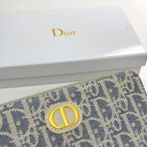 【AT10173】ディオールクラシックOblique刺繍ウォレット - フレンチエレガンスと都市の雰囲気 | Dior