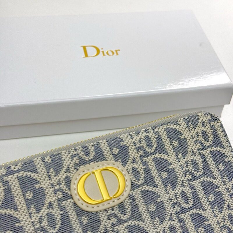 【AT10173】ディオールクラシックOblique刺繍ウォレット - フレンチエレガンスと都市の雰囲気 | Dior