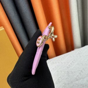 【AT10180】ルイ・ヴィトン Monogram エンプレントレザー名刺入れ - ピンク色のビジネス用途カードホルダー | LV