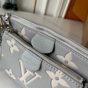 【AT10188】ルイ・ヴィトンのモダンな麻雀バッグセット、贅沢なグレーブルー色合い | LV