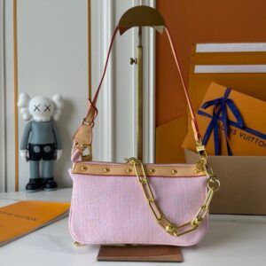 【AT10192】ルイ・ヴィトン × 村上隆コラボ ミニピンクキャンバスハンドバッグ | Louis Vuitton Malletier