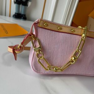 【AT10192】ルイ・ヴィトン × 村上隆コラボ ミニピンクキャンバスハンドバッグ | Louis Vuitton Malletier