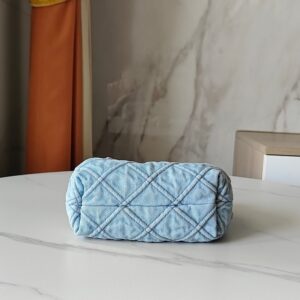 【AT10197】デニムブルーアーガイル柄ハンドバッグ -Elegance- | Chanel