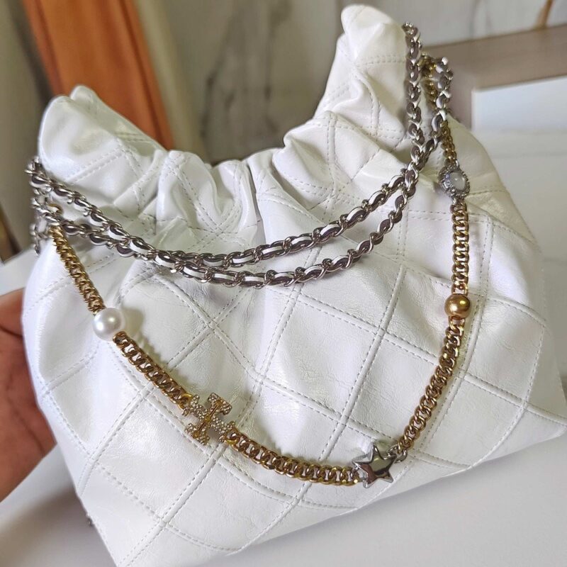 【AT10199】エレガントなテクスチャミニチェーンバッグ - ファッションとライフスタイルのアクセント | Chanel
