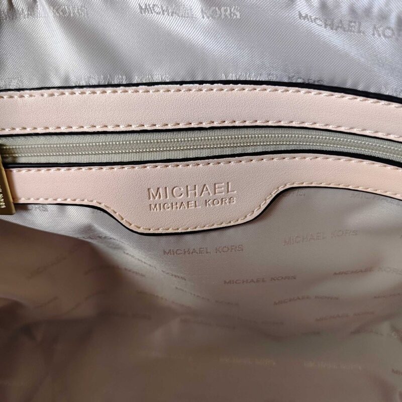 【AT10201】Michael Kors（マイケル・コース）ピンク＆ホワイトシェルバッグ、都会の女性のおしゃれなスタイルを演出！ | MK