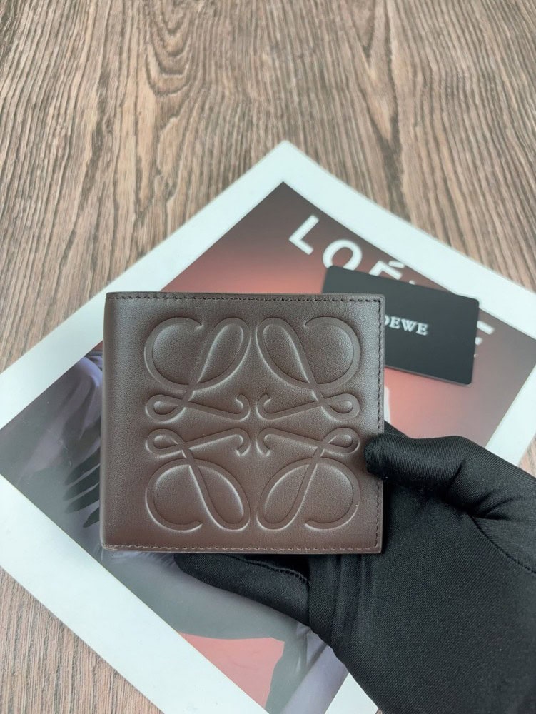 【AT10526】LOEWE（ロエベ）最高級コーヒーブラウンカードウォレット | Loewe
