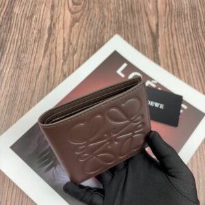 【AT10526】LOEWE（ロエベ）最高級コーヒーブラウンカードウォレット | Loewe