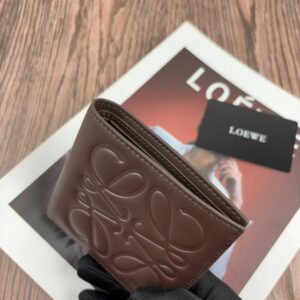 【AT10526】LOEWE（ロエベ）最高級コーヒーブラウンカードウォレット | Loewe