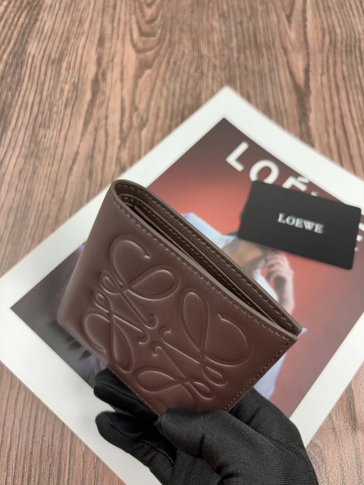 【AT10526】LOEWE（ロエベ）最高級コーヒーブラウンカードウォレット | Loewe